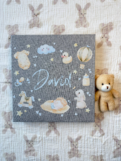 Baby Boy Memory Book - Personalized
