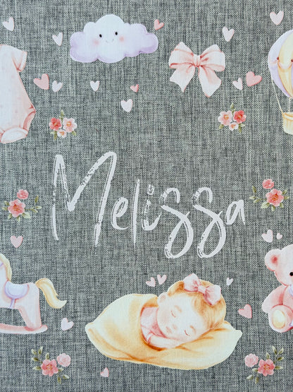 Baby Girl Memory Book - Personalized