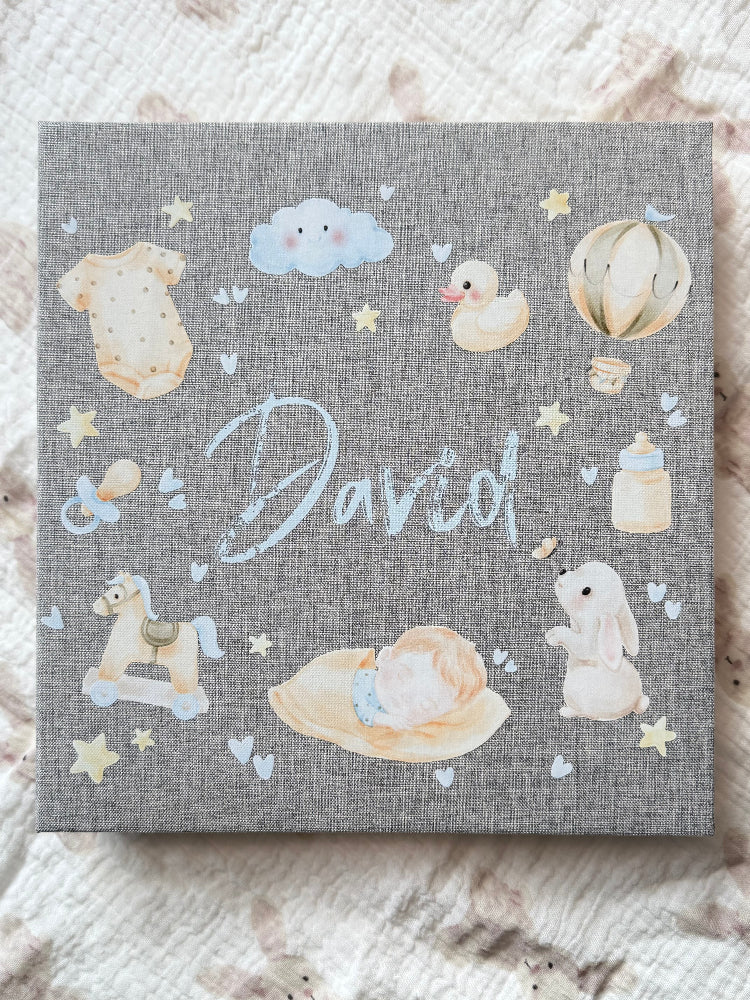 Baby Boy Memory Book - Personalized