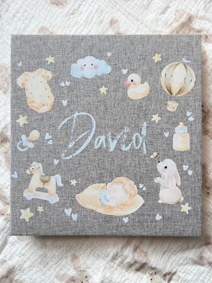 Baby Boy Memory Book - Personalized