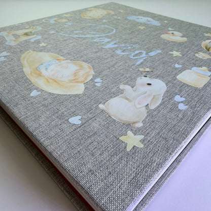 Baby Boy Memory Book Gift Set - Personalized