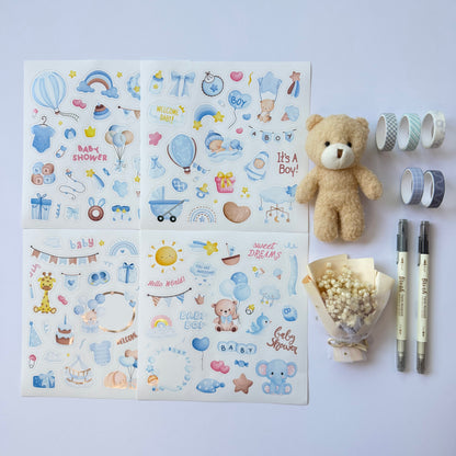 Baby Boy Memory Book Gift Set - Personalized