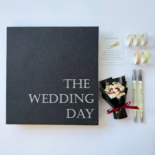 Wedding Album Gift Box – Dark Elegance - Personalized